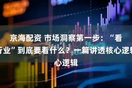 京海配资 市场洞察第一步：“看行业”到底要看什么？一篇讲透核心逻辑
